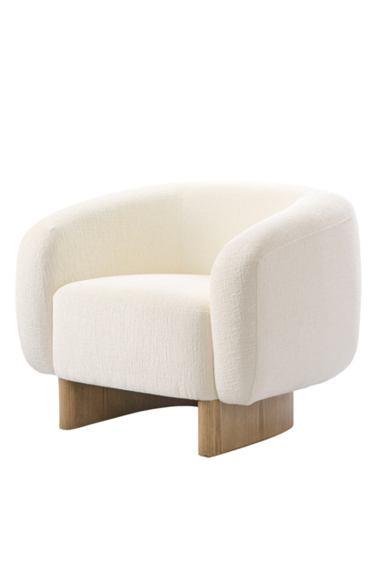 Barnaby Armchair – Ivory Chenille - image 1
