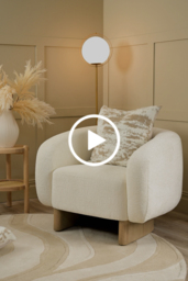 Barnaby Armchair – Ivory Chenille - thumbnail 5