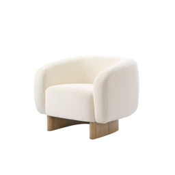Barnaby Armchair – Ivory Chenille - thumbnail 7