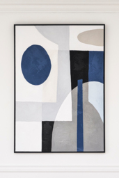 Blue Notes Two - Hand-Painted Wall Art - thumbnail 2
