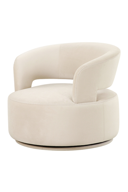 Carlton Swivel Armchair – Chalk - image 1