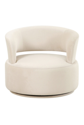 Carlton Swivel Armchair – Chalk - thumbnail 3