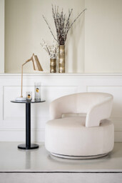 Carlton Swivel Armchair – Chalk - thumbnail 7