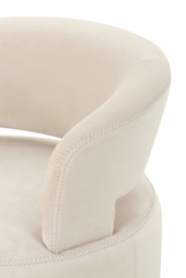 Carlton Swivel Armchair – Chalk - thumbnail 5