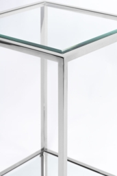 Rippon Silver Square Side Table - thumbnail 3
