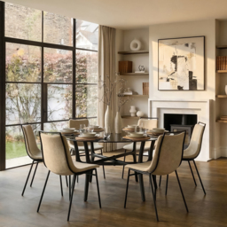 Hexapod Black Dining Table - thumbnail 2