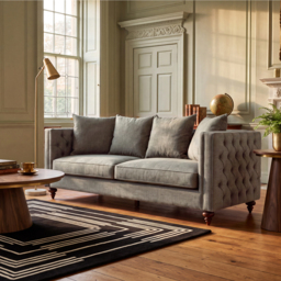 Ascot Three Seat Sofa – Flint Grey - thumbnail 2