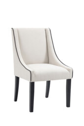Sia 6-8 Seat Black Dining Table and 6 Chatsworth Dining Chairs - thumbnail 4