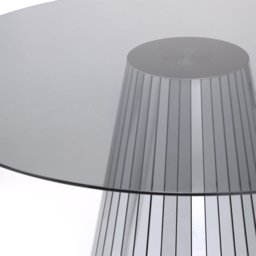 Emmeline Smoked Mirror Dining Table - thumbnail 3