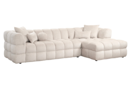 "Berlin Right Hand Corner Sofa – Light Taupe Chenille " - thumbnail 3