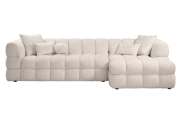 "Berlin Right Hand Corner Sofa – Light Taupe Chenille " - thumbnail 1