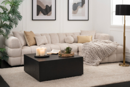 "Berlin Right Hand Corner Sofa – Light Taupe Chenille " - thumbnail 4