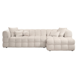 "Berlin Right Hand Corner Sofa – Light Taupe Chenille " - thumbnail 9