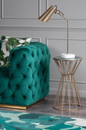 Mali Brass Side Table - thumbnail 2