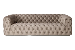 Frankfurt Three Seat Sofa – Taupe - thumbnail 2