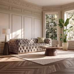 Frankfurt Three Seat Sofa – Taupe - thumbnail 4