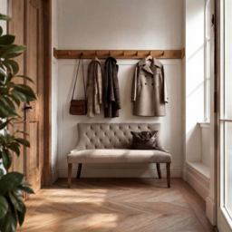 Torino Bench – Taupe – Walnut Legs - thumbnail 2