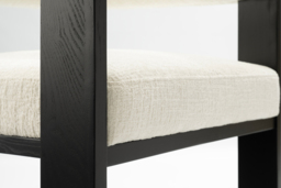Nyx Dining Chair – Ivory Chenille - thumbnail 9