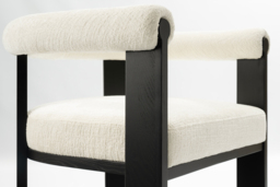 Nyx Dining Chair – Ivory Chenille - thumbnail 7