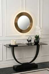 Solar Flare Wall Mirror Gold