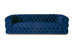 Frankfurt Three Seat Sofa - Navy Blue