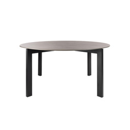 Niven 6-8 Seat Dining Table Concrete Effect - Black Legs - thumbnail 8