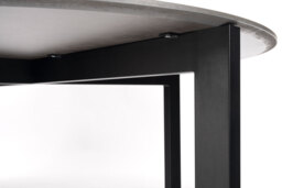 Niven 6-8 Seat Dining Table Concrete Effect - Black Legs - thumbnail 7