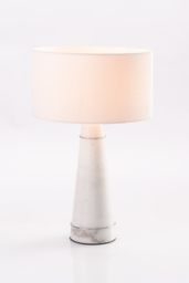"Valencia Table Light White/Silver "