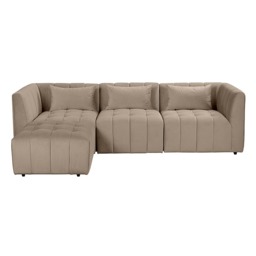 Essen Three Seat Corner Sofa – Taupe - thumbnail 8