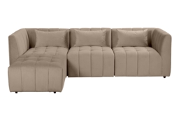 Essen Three Seat Corner Sofa – Taupe - thumbnail 1