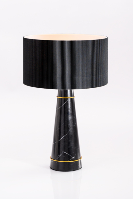 "Valencia Table Light Black/Brass " - image 1