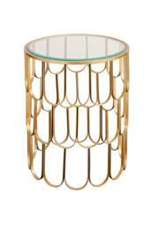 "Pino Brass Side Table "