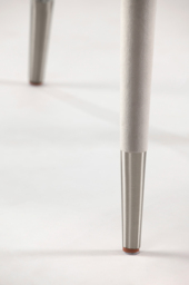 Sophia Dining Chair - Grey - Silver Caps - thumbnail 5
