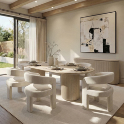 Santini Dining Chair – Chalk - thumbnail 2