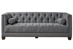 Bankes Three Seat Sofa - Charcoal