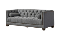 Bankes Three Seat Sofa - Charcoal - thumbnail 3
