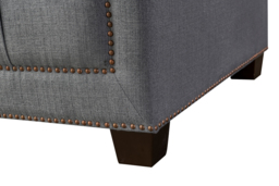 Bankes Three Seat Sofa - Charcoal - thumbnail 5