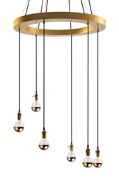 Barrington Chandelier Brass - thumbnail 6