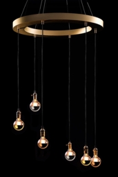 Barrington Chandelier Brass - thumbnail 3