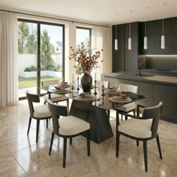 "Loretta Black Dining Table " - thumbnail 2