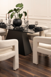 "Loretta Black Dining Table " - thumbnail 3