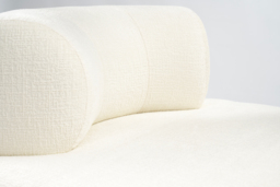 Rolls Swivel Chair Ivory Chenille - thumbnail 5