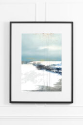 Whale Cove No.3 Wall Art - Black Frame