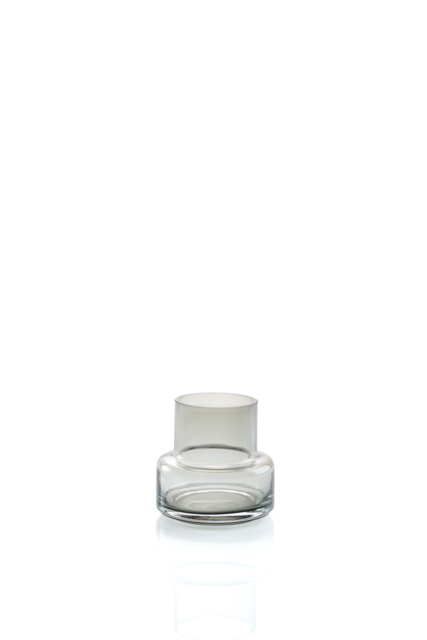 Small Black Glass Vase - image 1