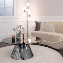 "Emmeline Smoked Mirror Coffee Table " - thumbnail 2
