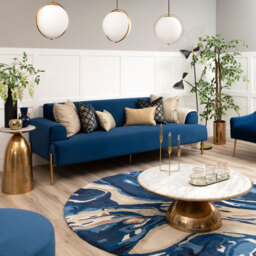 Anala Blue Rug - thumbnail 2