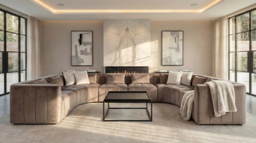 Essen Lounge Suite – Taupe - thumbnail 2