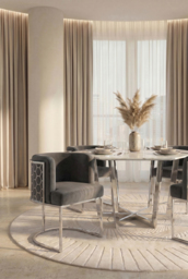 Alveare Dining Chair Silver - Smoke - thumbnail 2