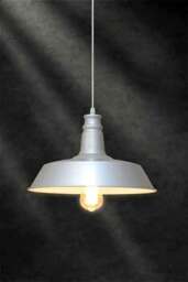 Pascal Silver Vintage Pendant Light - gft - thumbnail 2