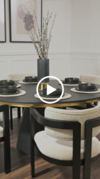 Brewster 6-8 Seat Black Dining Table - thumbnail 6